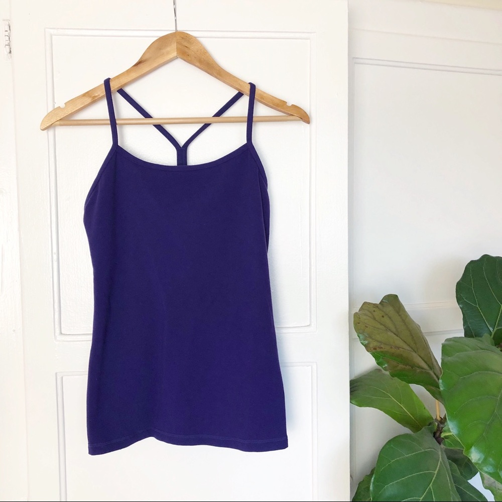 Lululemon Power Y Plum Purple Racerback Tank 10